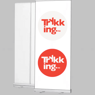 Original Roll-up med Logotrykk - KAMPANJE