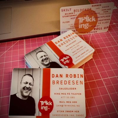 Visitkort i plast - Fullfarge