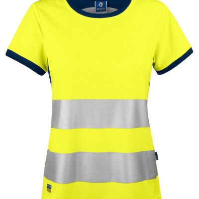 PROJOB 6012 T-skjorte Dame EN ISO 20471 Kl 2/1
