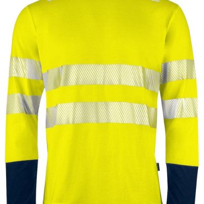 PROJOB 6014 T-shirt Langermet EN ISO 20471 Kl 3/2