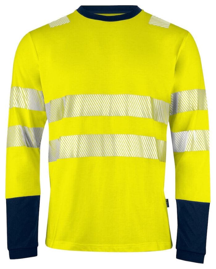 PROJOB 6014 T-shirt Langermet EN ISO 20471 Kl 3/2