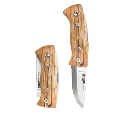 Helle Kletten – kompakt lommekniv i laminert stål