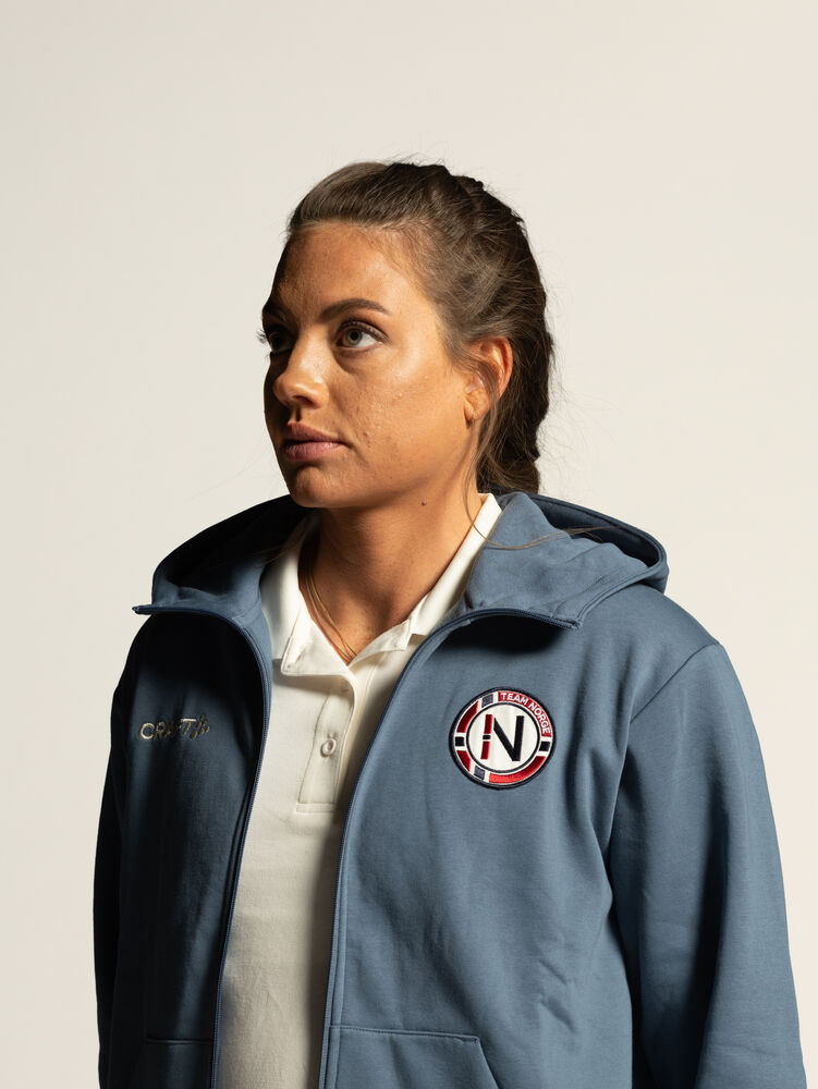 OL Norway Community 2.0 Zip Hoodie dame – offisiell versjon