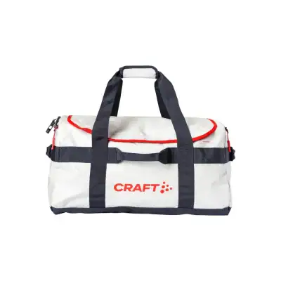 NOR ADV Entity Duffel 70 L i Blaze / White, sett forfra med bærehåndtak